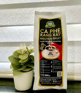 Cà phê rang xay robusta honey 